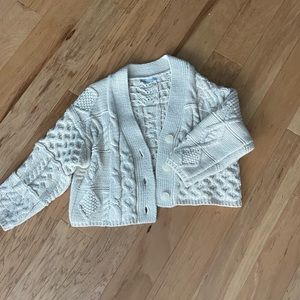 Zara chunky knit cream sweater size S